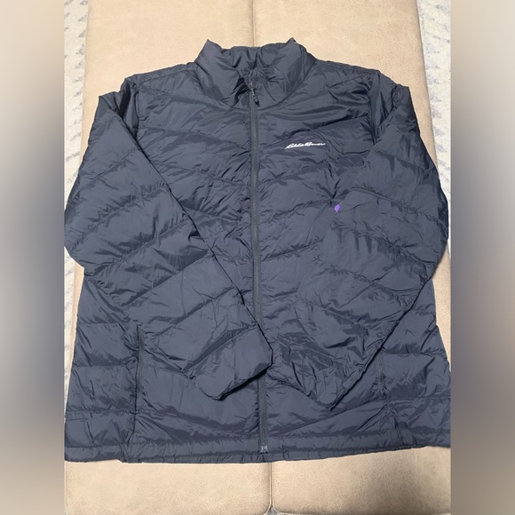 Eddie Bauer Ladies Down Packable Jacket Matte Black NWT Size 2XL - Picture 4 of 9